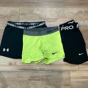 Nike and Under Armor spandex MEDIUM